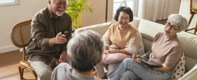 Comfortable retirement home with supportive senior care