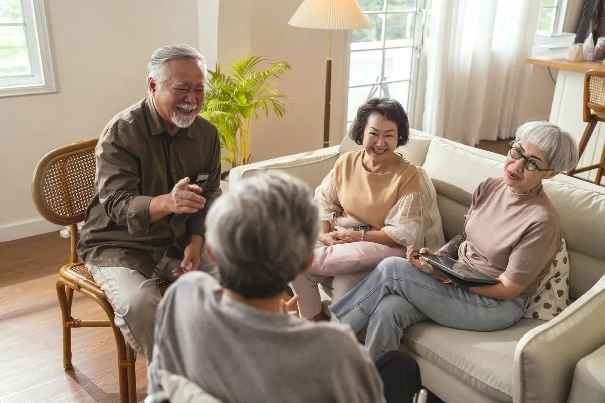 Comfortable retirement home with supportive senior care